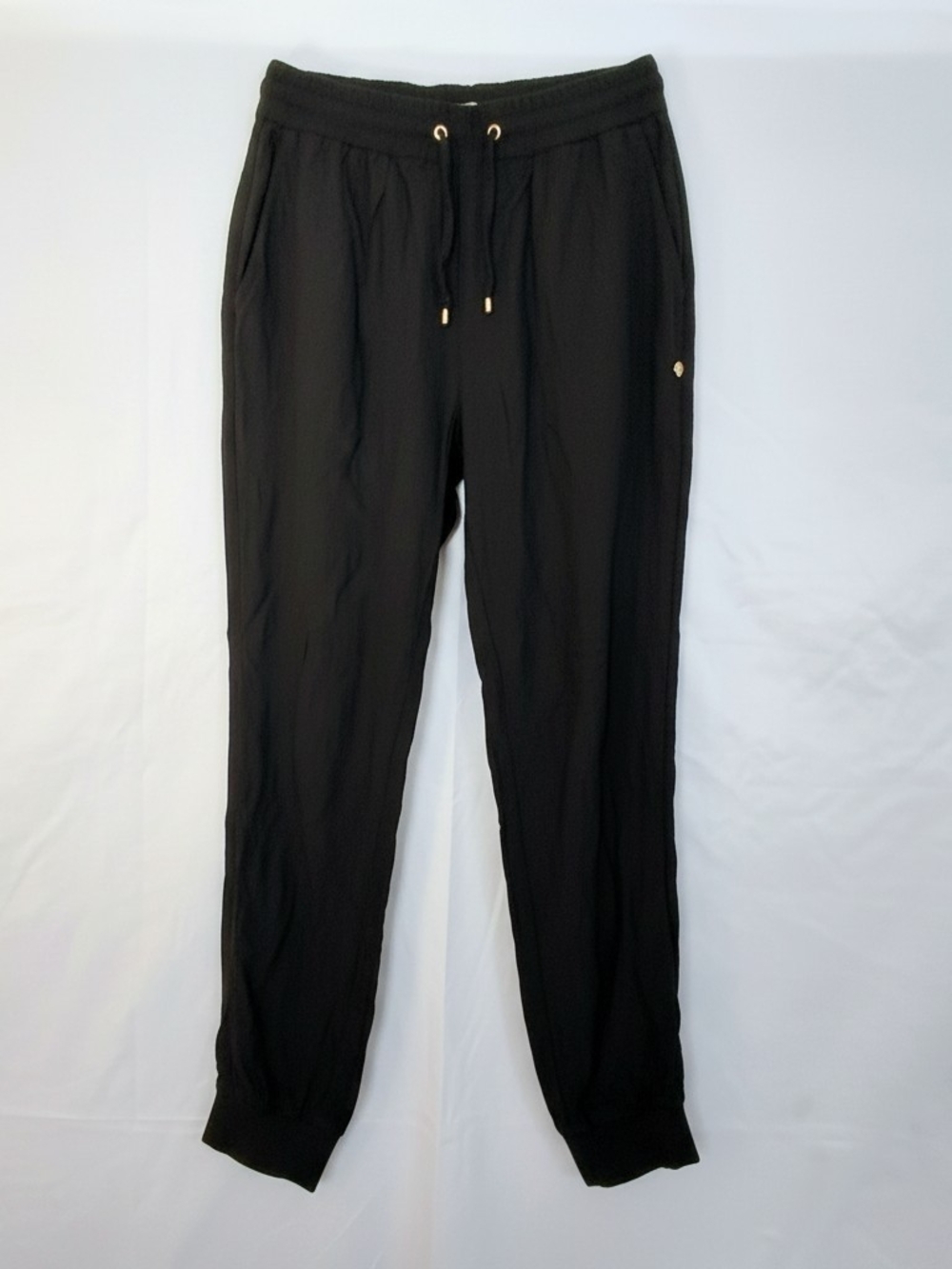 Scotch & Soda Black Drawstring Track Joggers